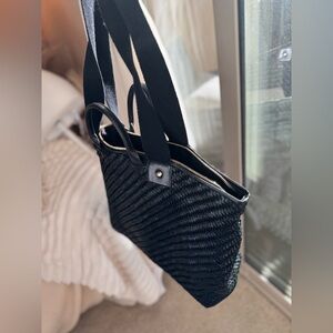 Clare V. Le Zip Zac Woven Zig Zac Bag